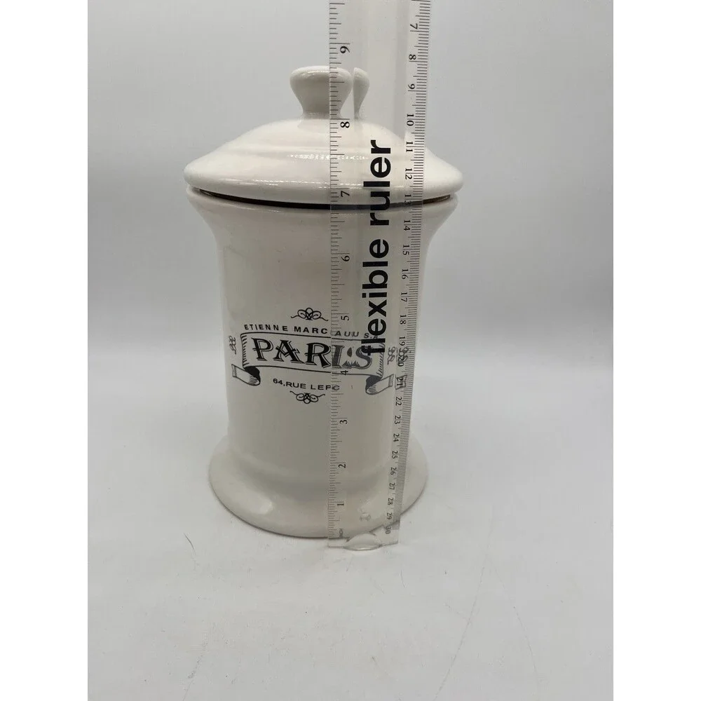 Etienne Marceau Paris 64 Rue Lepic Canister With Lid Designpac Black